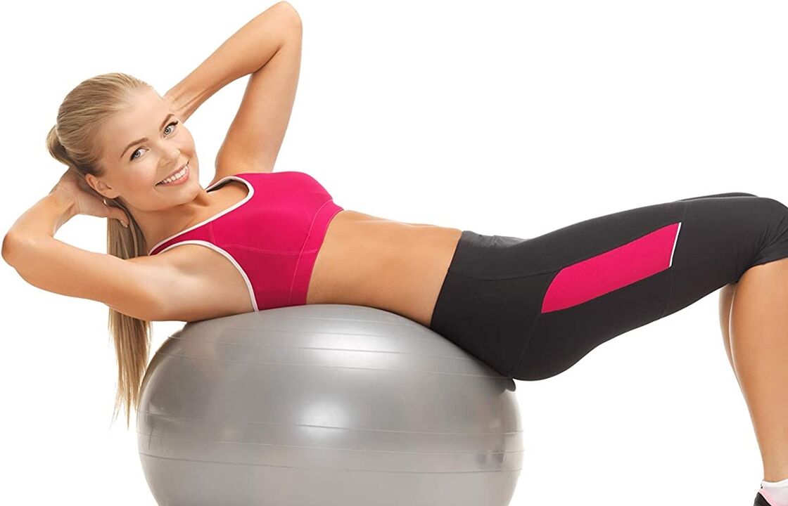 Exercicios de fitball para adelgazar